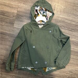 OshKosh B’Gosh Kids 5T Green Hooded National Parks Jacket